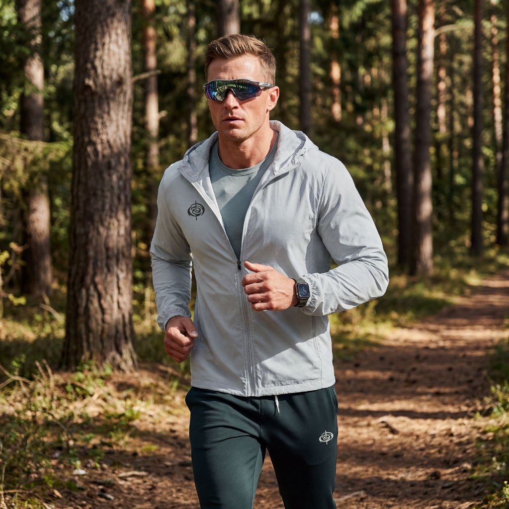 Soft Hooded Sports Jacket