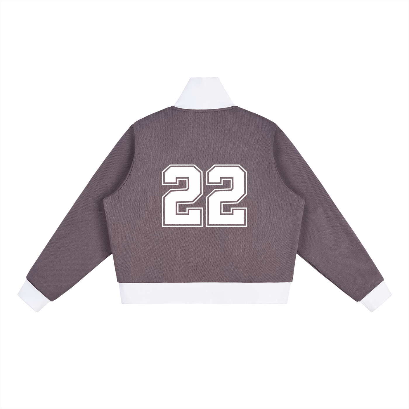Contrast Side Stripe Fleece Track Jacket