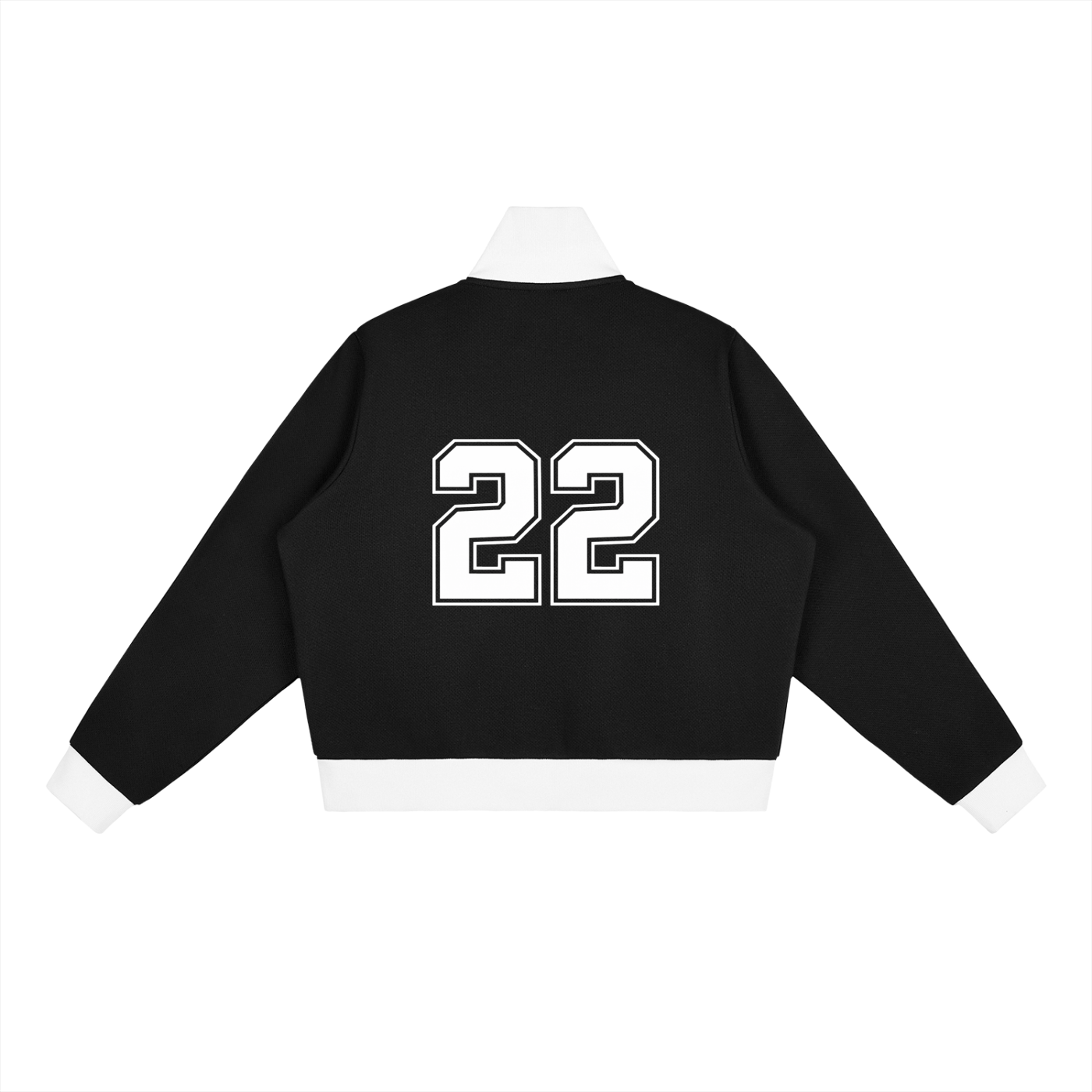 Contrast Side Stripe Fleece Track Jacket