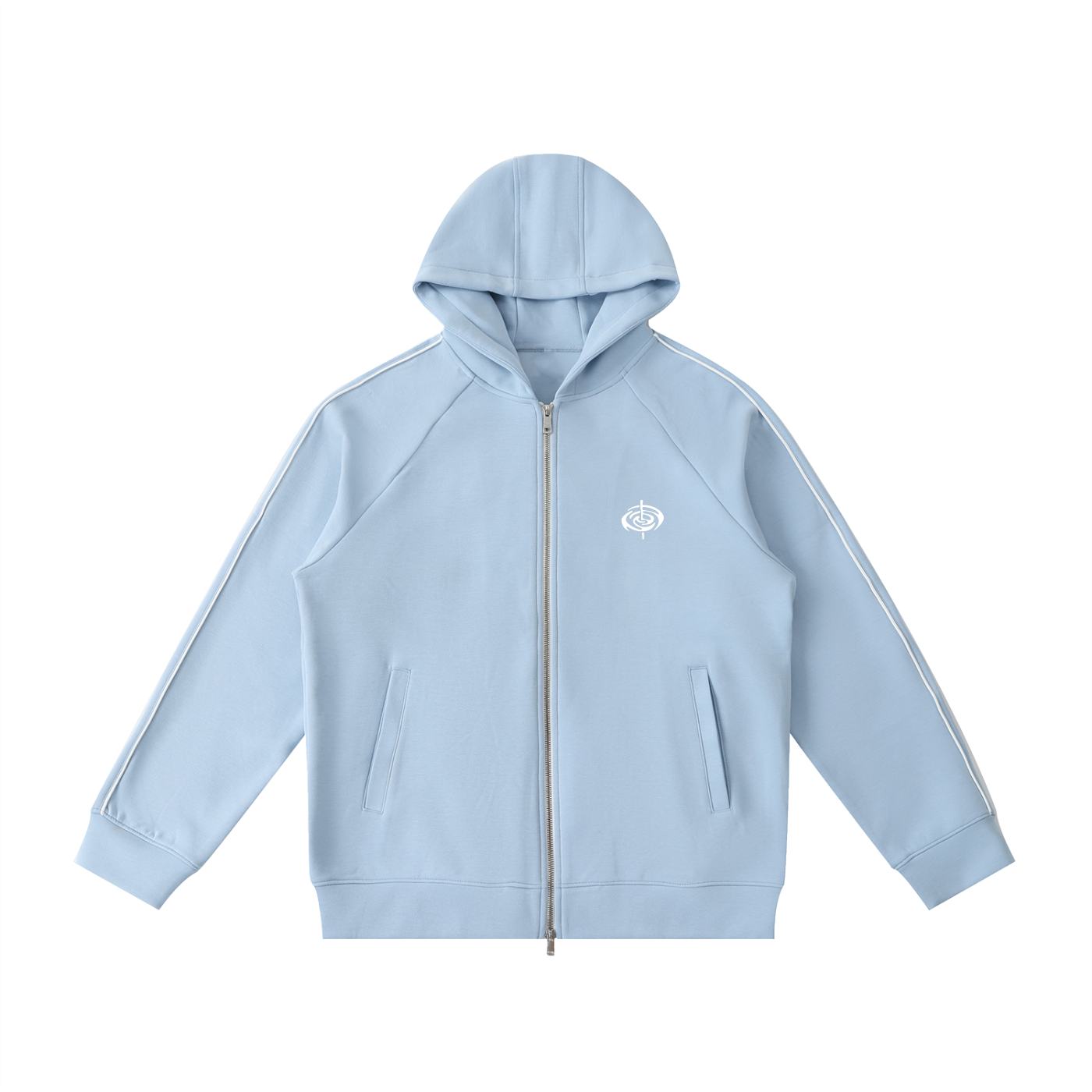 Heavyweight Raglan Sleeve Zip Hoodie